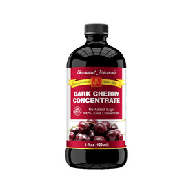 Dr Clark Store Bernard Jensen's Dark Cherry Concentrate bottle for natural flavoring in drinks and desserts.