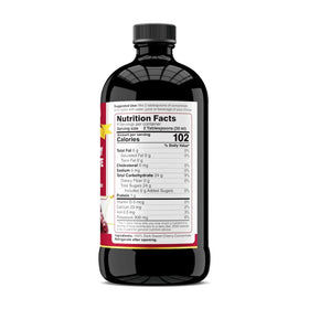 Dr Clark Store Bernard Jensen's Dark Cherry Concentrate label highlights 100% juice, no added sugar.