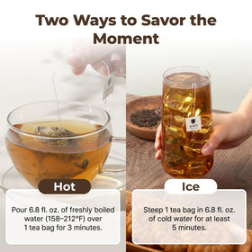 Detox tea cup featuring Dr.Eve Bangpae Tea with a calm finish.