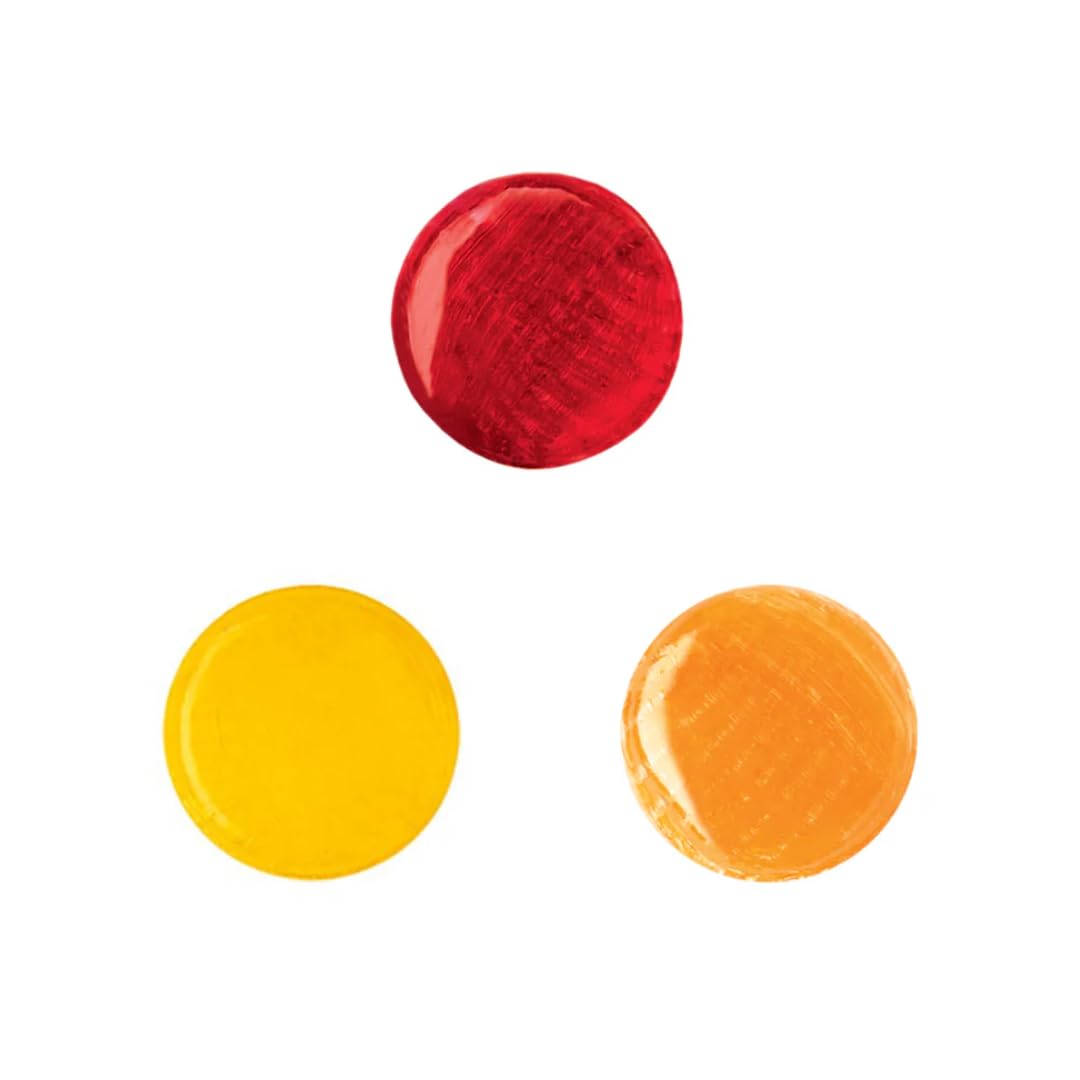 Dr. John's Candies Dry Mouth Drops clean ingredients label emphasizes dye-free vegan formula.