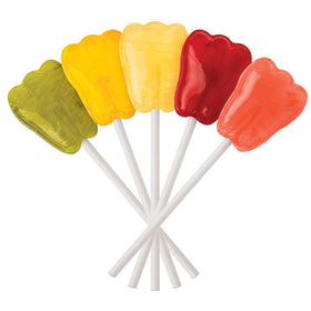 Dr. John's Healthy Sweets Zero Sugar Lollipops close-up emphasizes clean ingredients.