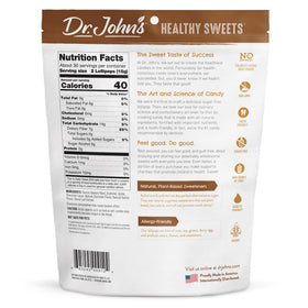 Dr. John's Oval Lollipops close-up with glossy finish and zero sugar sweetness