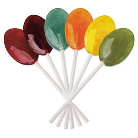 Vegan, gluten-free, keto-friendly label on Dr. John's lollipops for dietary-minded shoppers.
