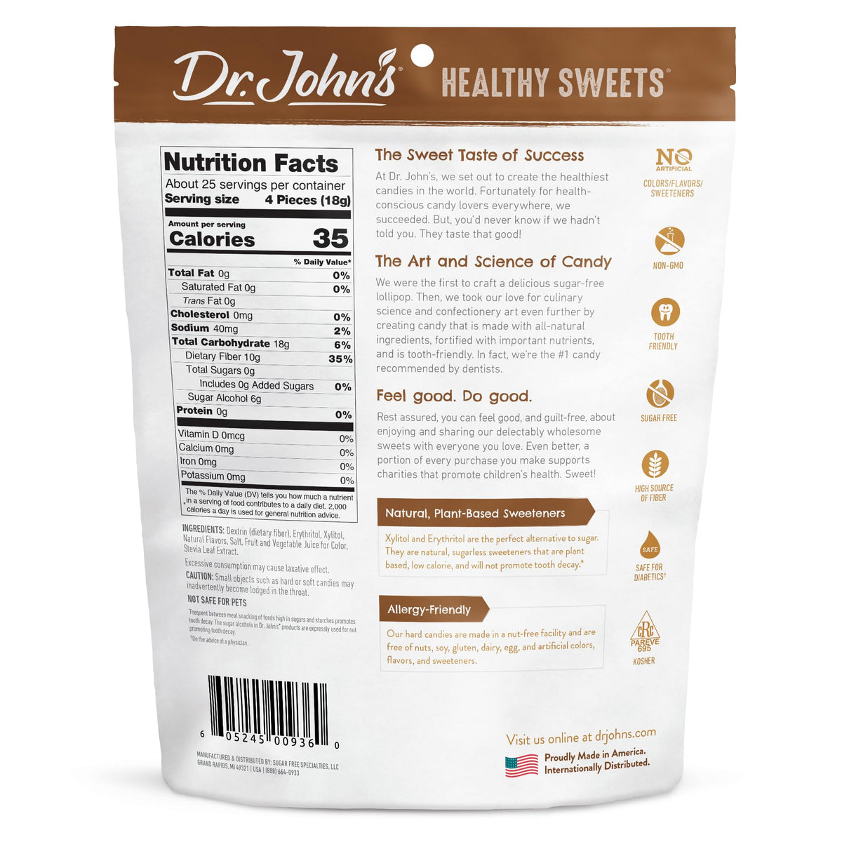 Dr. John’s Sugar Free Candy bulk 1 lb bag highlights keto-friendly snacking.