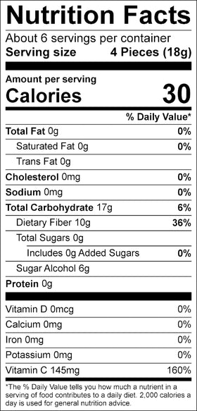 Dr. John's Sugar-Free Candy resealable bag in hand emphasizes easy daily snacking.