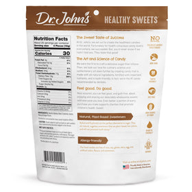 Dr. John's Sugar Free Ginger Candy individually wrapped showcases freshness and easy sharing