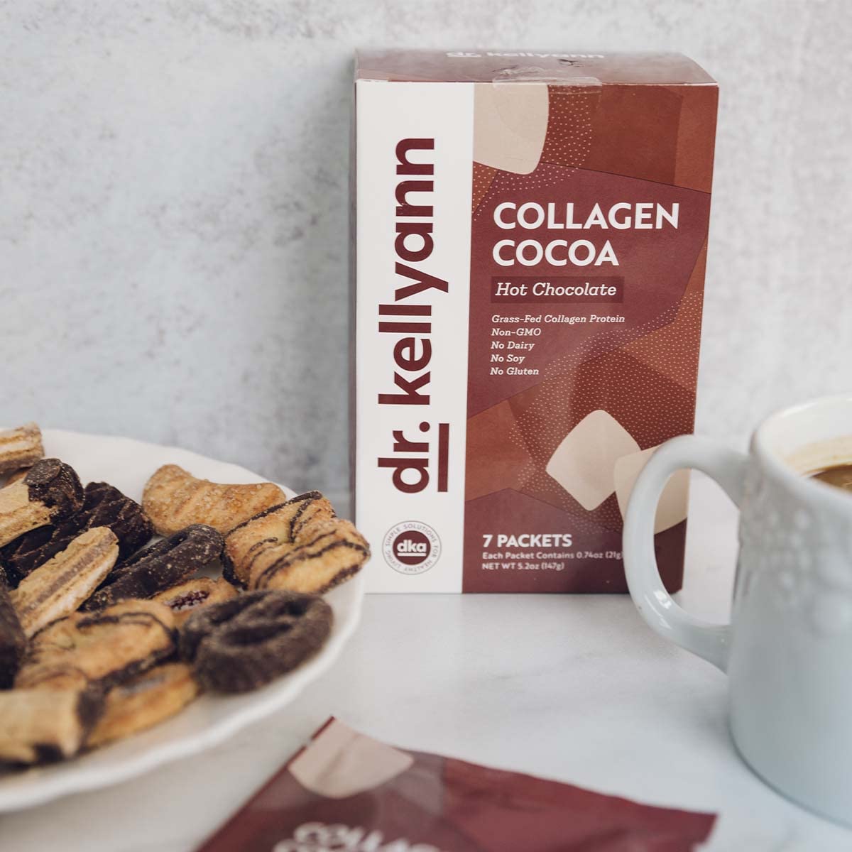 Dr. Kellyann evening treat hot chocolate for a relaxing nightly ritual