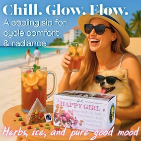 Dr. Lu Happy Girl Tea gift box ready for gifting to women.