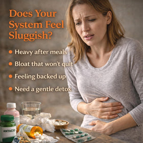 Dr. Lu organic ingredients spread, emphasizing clean, eco-friendly production.