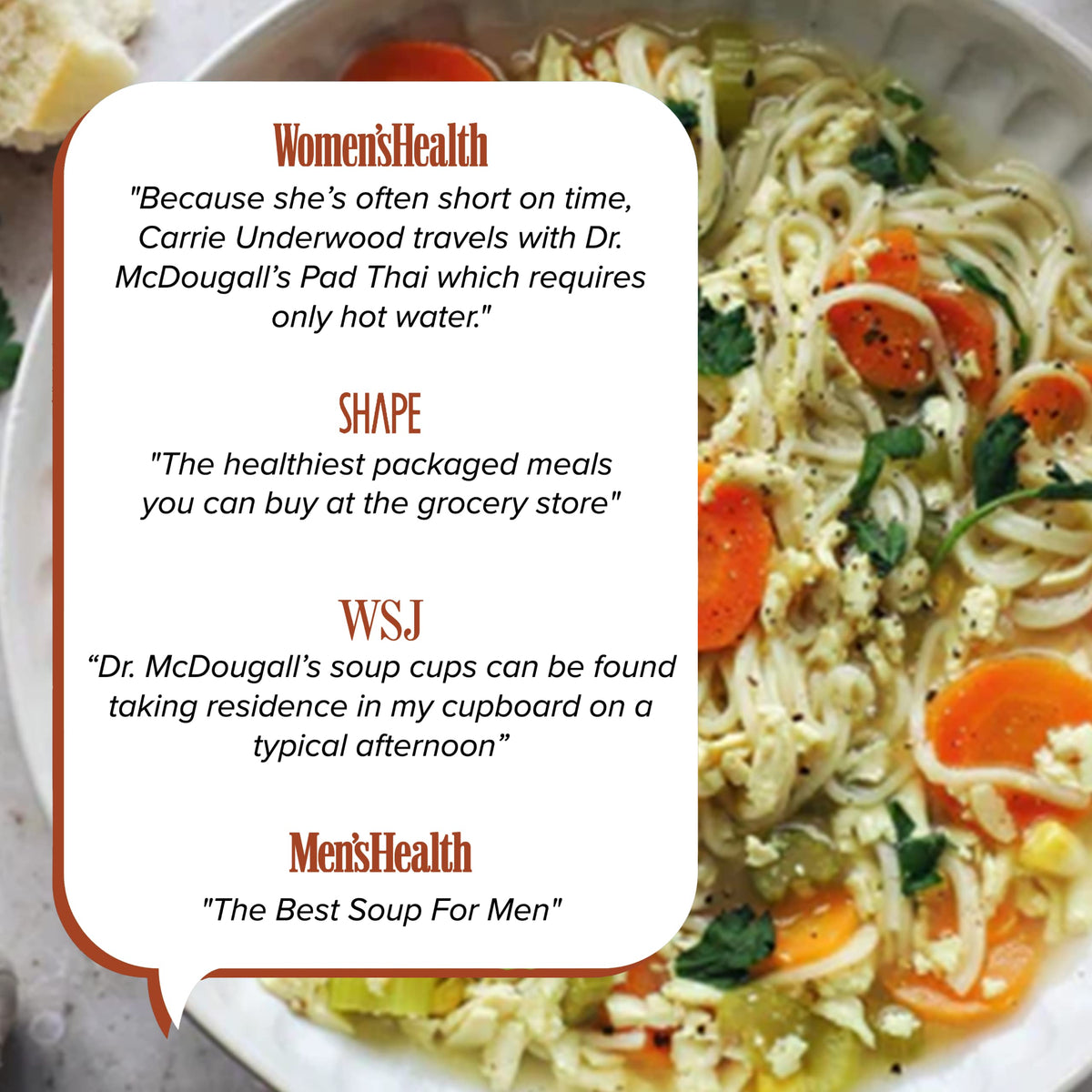 Organic ramen cup by Dr. McDougall's for easy weeknight meals