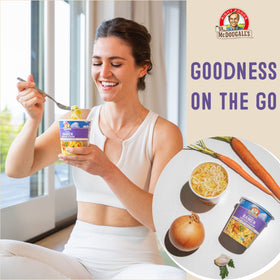 Dr. McDougall's vegan ramen stack signals great value for busy weeks.