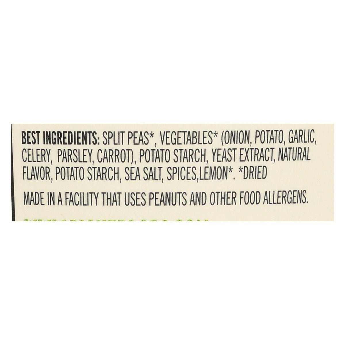 Dr. McDougall's Right Foods vegan split pea soup multi-pack front, convenient single-serve cups.
