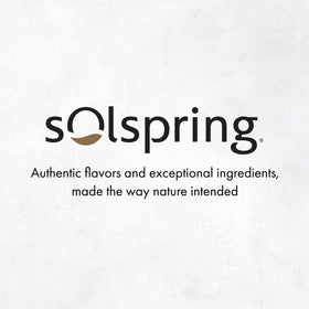 Kitchen-usage shot with Dr. Mercola Solspring ginger powder emphasizes versatility.