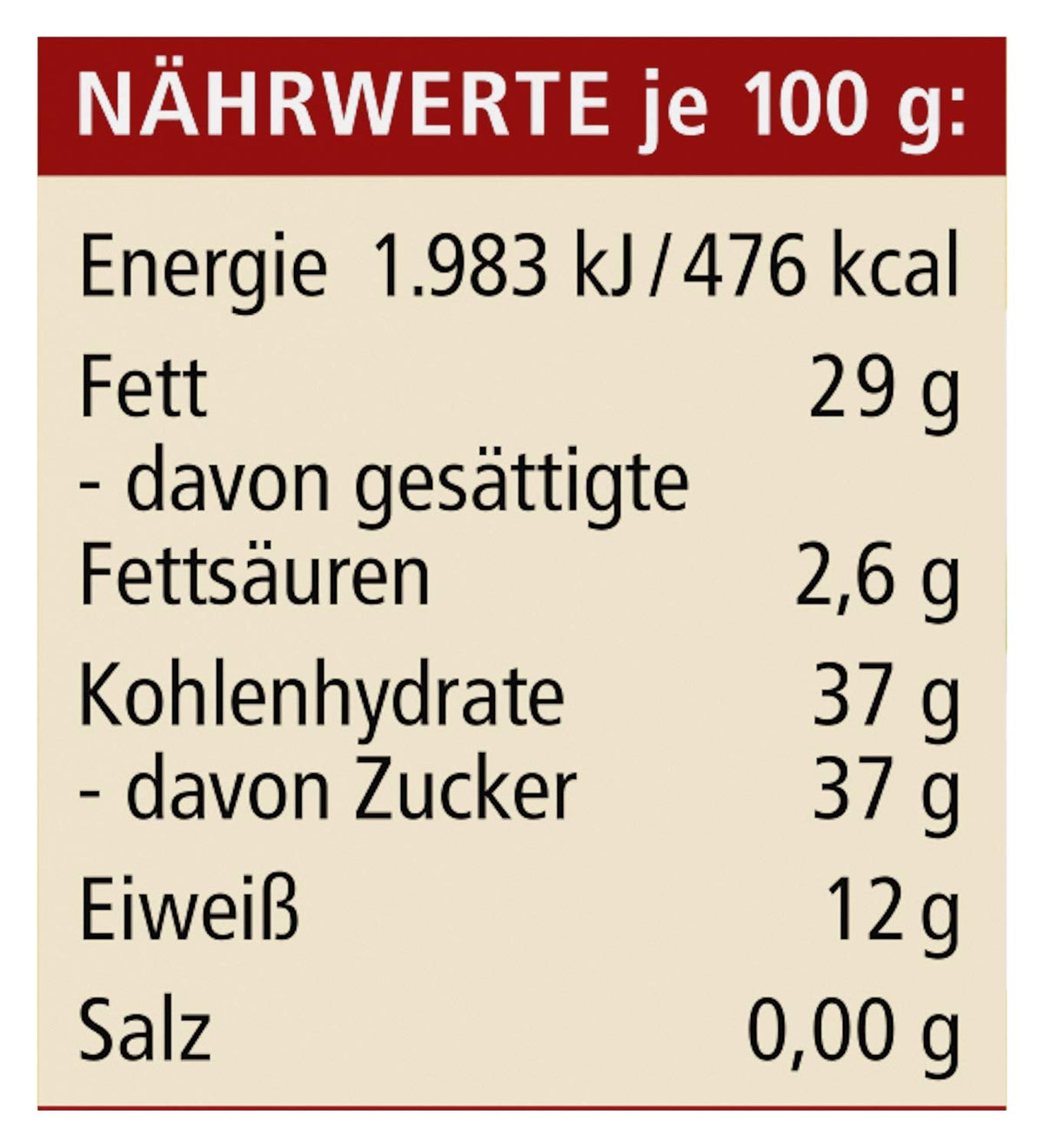 Dr. Oetker Raw Marzipan 200g shows ingredient detail for bakers