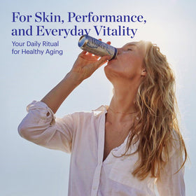 Dr. Perricone Hydrogen Water packaging highlights eco-friendly design.
