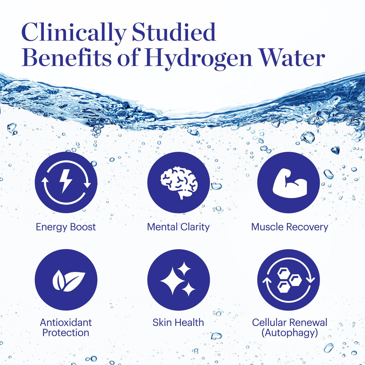 Pouring Dr. Perricone Hydrogen Water into a glass after a workout for hydration.
