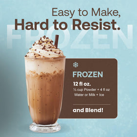 Dr. Smoothie iced mocha java frappe, refreshing chill and chocolatey-coffee finish.