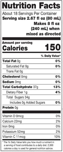 Dr. Smoothie bottle with real fruit ingredients and label details