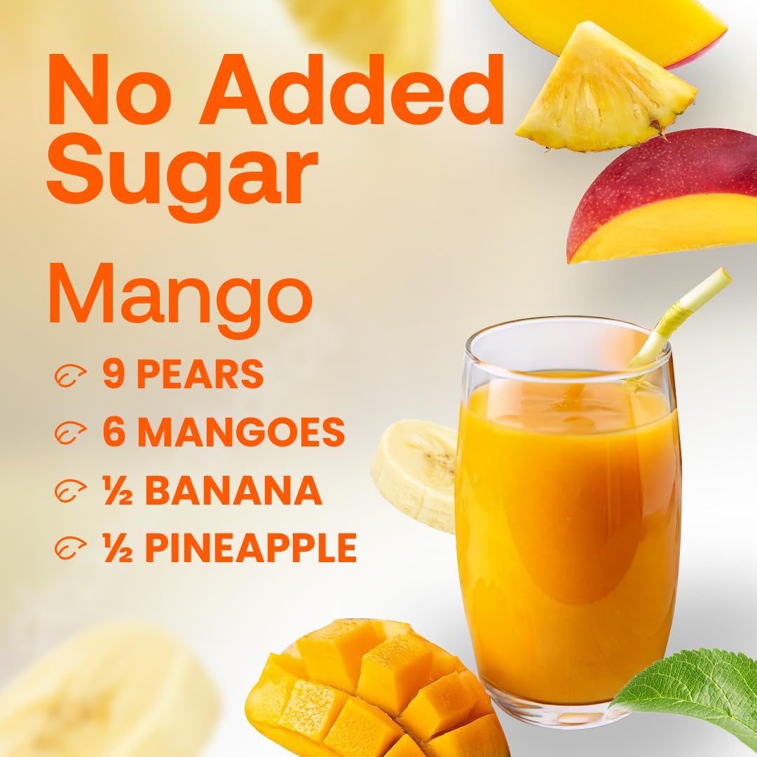 Dr. Smoothie real fruit juice concentrate close-up emphasizes natural ingredients.