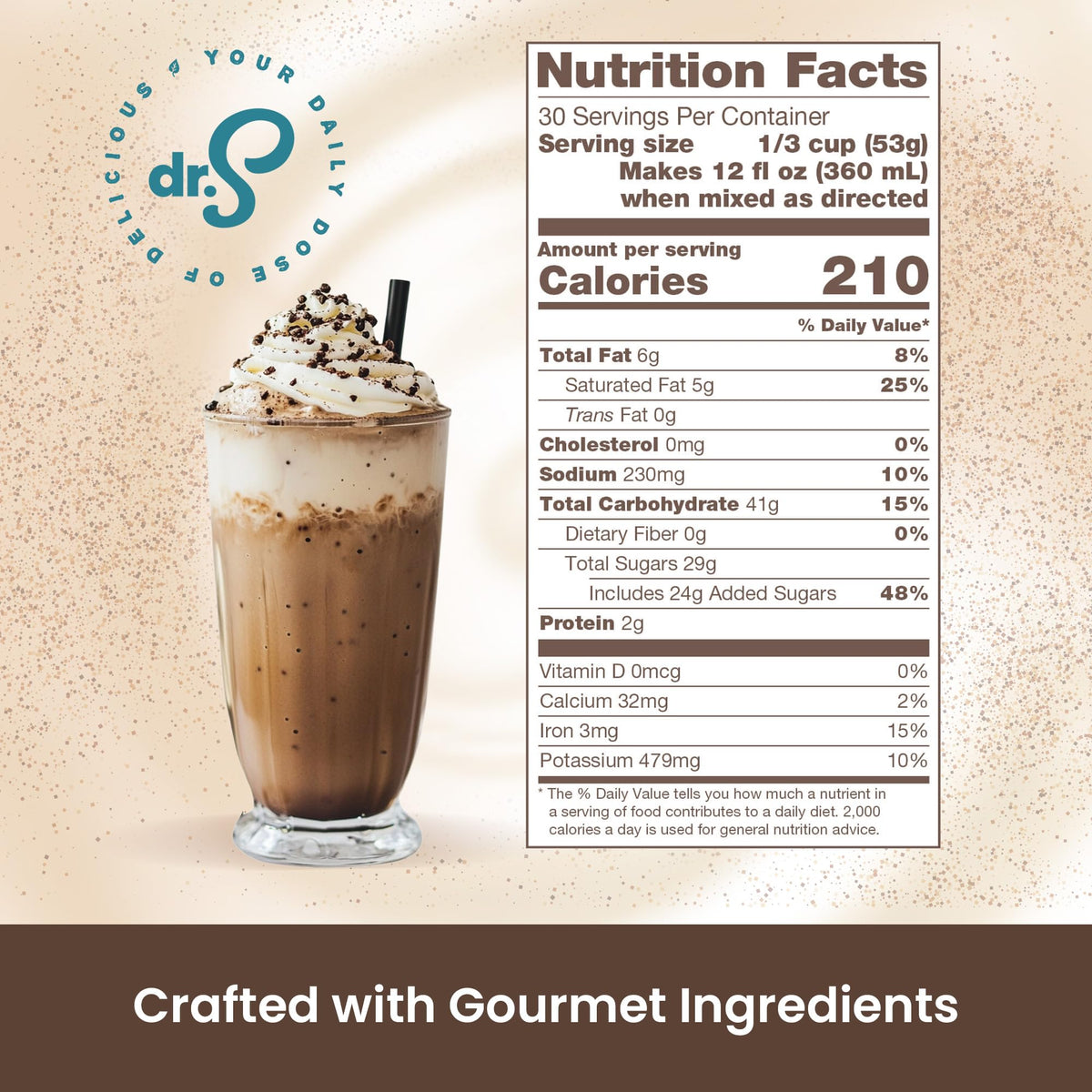 Dr. Smoothie USA-made shelf-stable mix for home or cafe use.