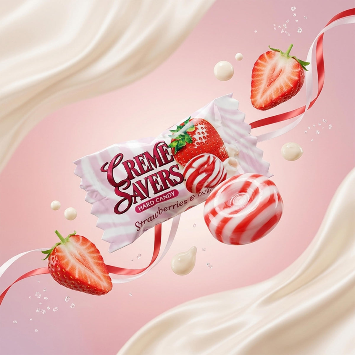 Dr. Variety Creme Savers bulk bag ideal for parties and candy buffets.
