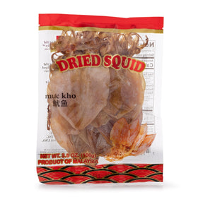 DragonDish dried squid front view, protein-rich snack option.