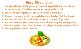 Dragonfly Tom Yum paste on a spoon ready to flavor soups.