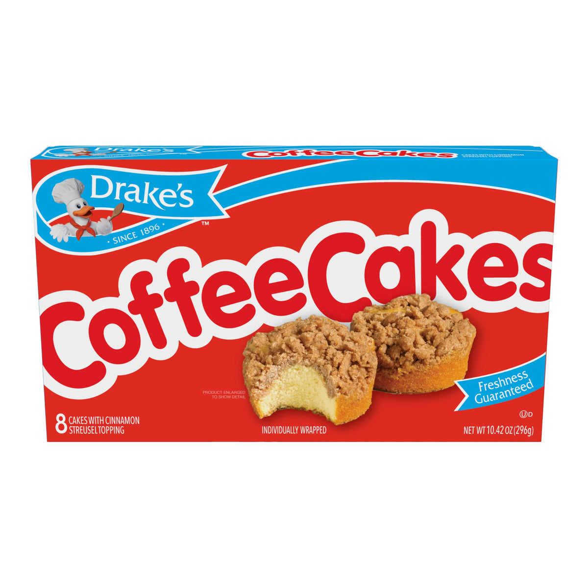 Drake's Coffee Cakes box ideal for coffee breaks and sharing.