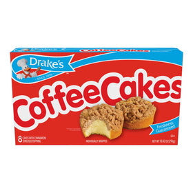 Drake's Coffee Cakes box ideal for coffee breaks and sharing.