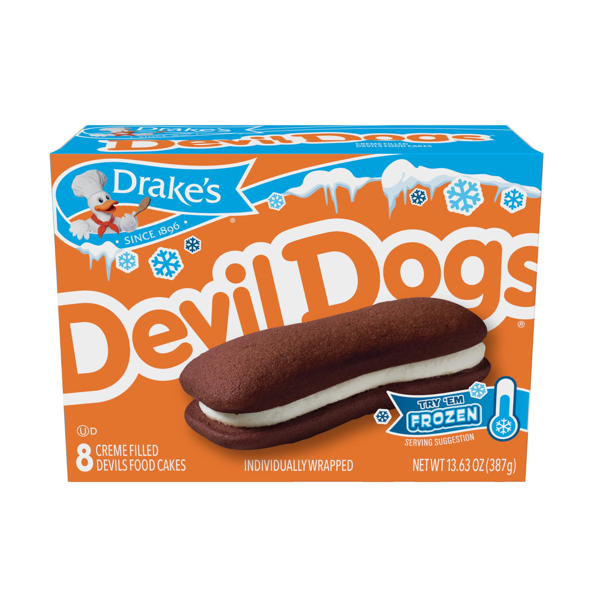 Drake's Devil Dogs box nostalgic treat moments.