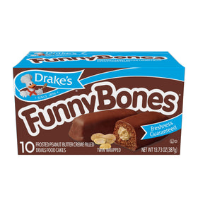 Drake's Funny Bones box great as a playful snack.