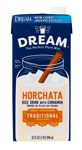 Dream Blends Horchata with vanilla swirl in a mug for cozy flavor