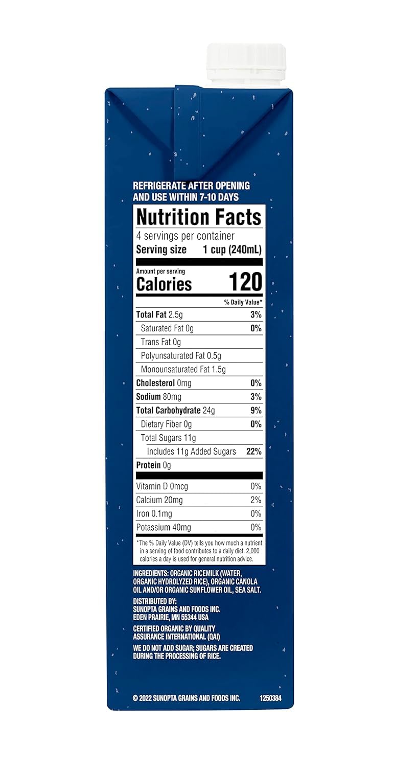 Packaging shows USDA Organic and Non-GMO Project Verified and kosher labels