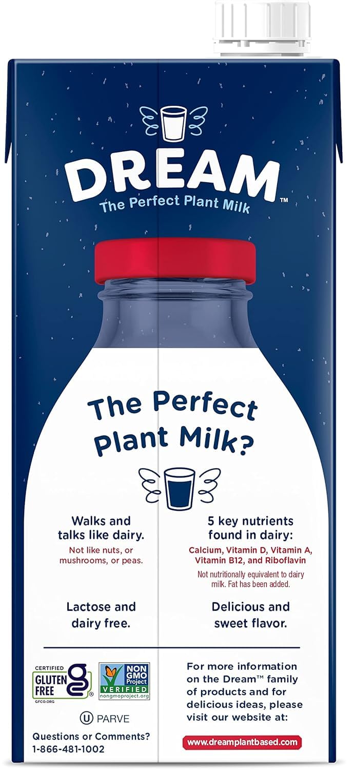 Dream Blends Rice Milk kid-friendly glass illustrates versatile plant-based nutrition
