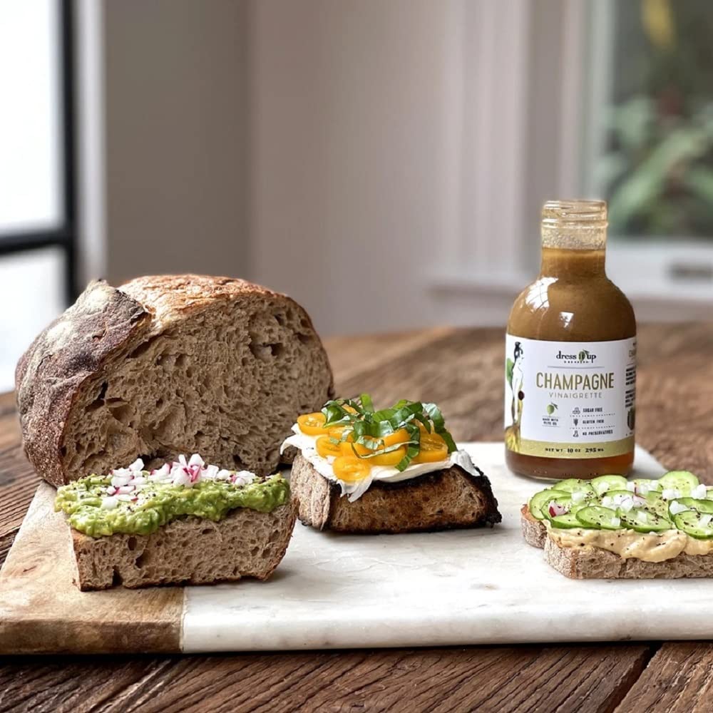 Dress It Up Champagne Vinaigrette pairing ideas show easy, tasty meal enhancements.