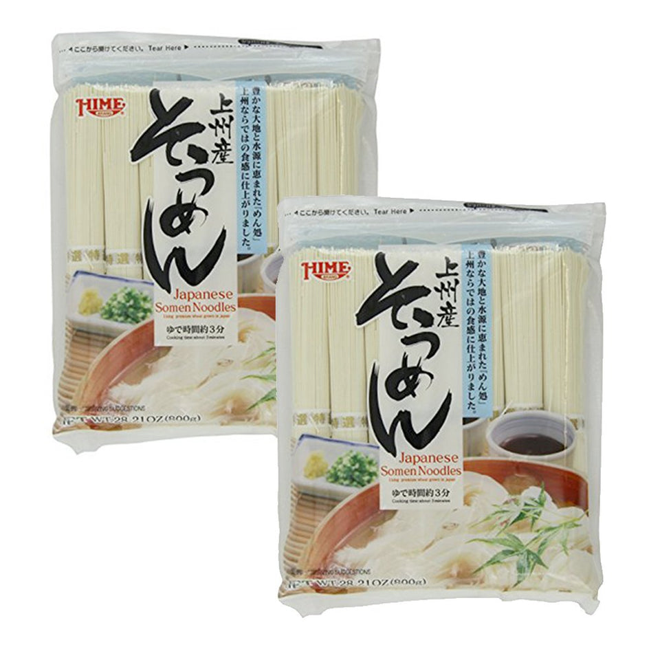 Dried Somen Hime two-pack front view for easy meal prep.