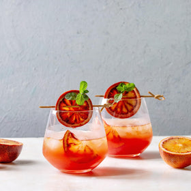 Drink Botanicals Ireland blood orange slices garnish for cocktails and desserts