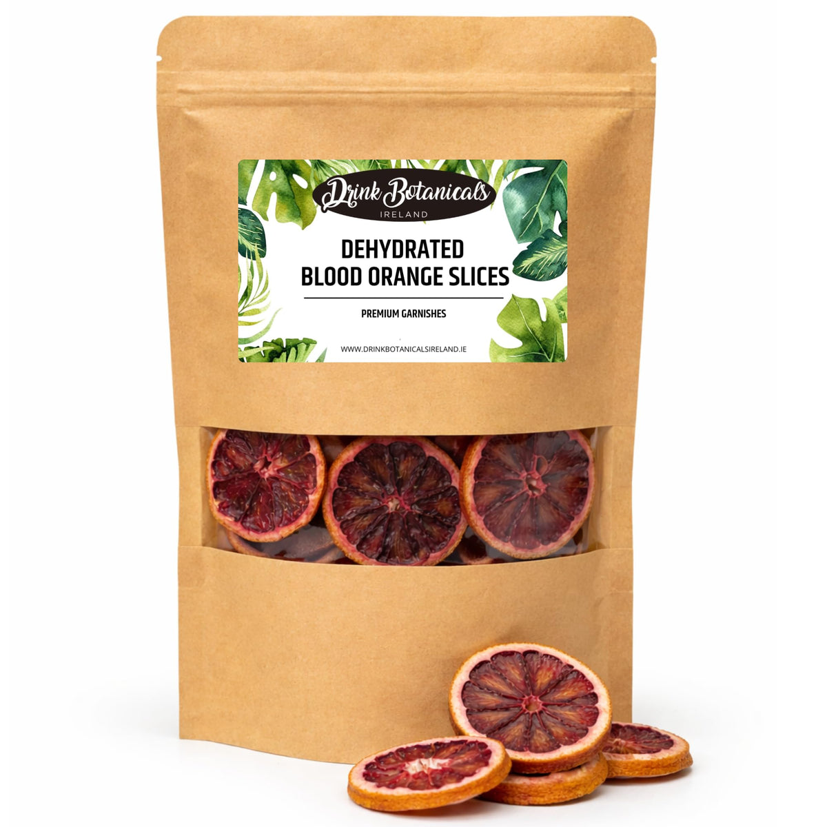 Drink Botanicals Ireland blood orange slices pack for cocktails and garnishes