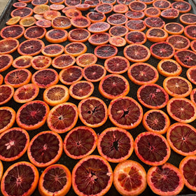 Drink Botanicals Ireland blood orange slices packaging display-ready and shelf-stable