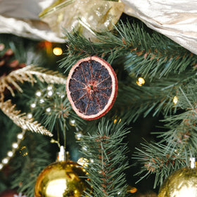 Drink Botanicals Ireland blood orange slices wreath crafting for decorative citrus accents
