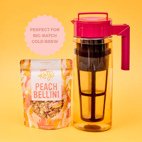 DRINK KATY'S Peach Bellini loose tea from a woman-owned brand
