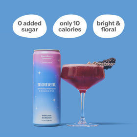Moment bottle pour captures a sparkling, alcohol-free moment ideal for gatherings
