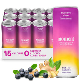 Drink Your Meditation Moment bottle pour for mindful, non-alcoholic sipping.