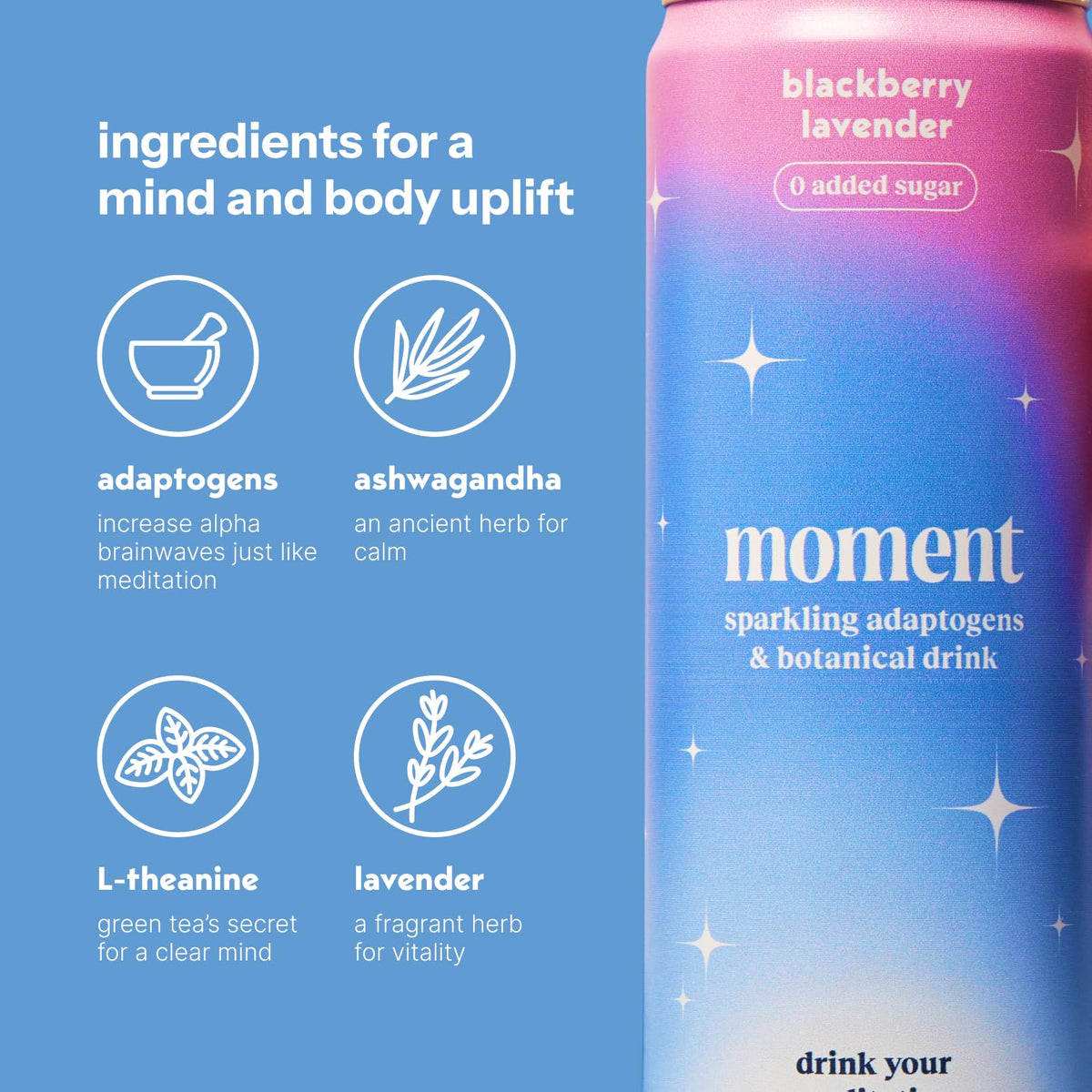 Moment glass with ice ready for a chilled, non-alcoholic sip