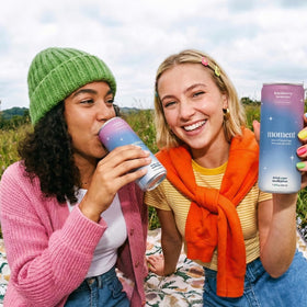 Moment 12-pack on shelf for convenient daily use
