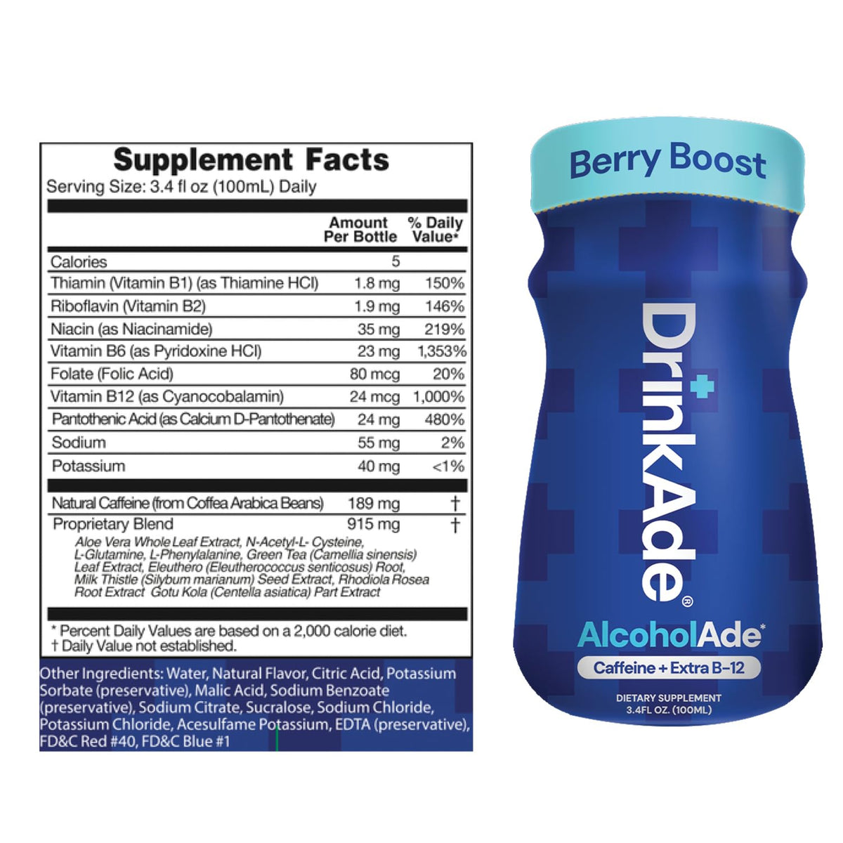 DrinkAde Boost in travel bag for easy replenishment while traveling.