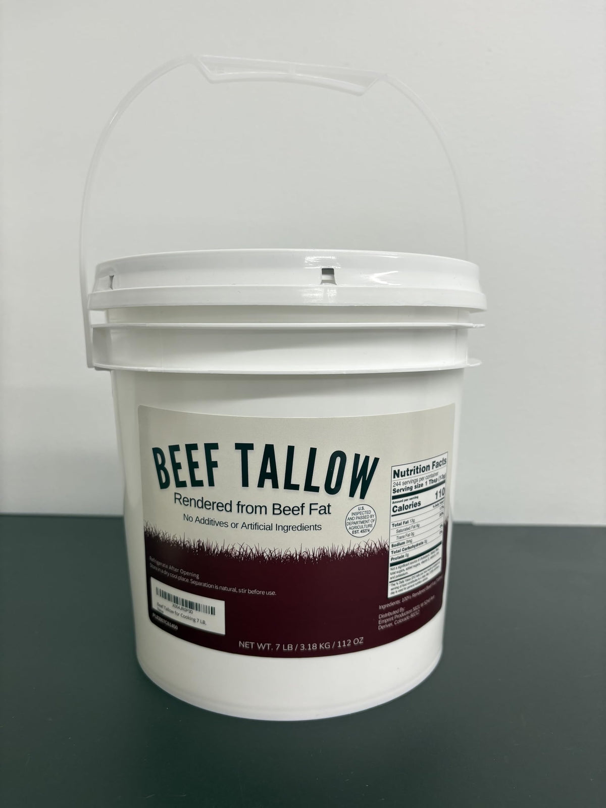 Drip Co Beef Tallow premium rendered suet for rich results.