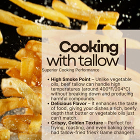 Drip Co Beef Tallow safety seal assuring freshness and purity.