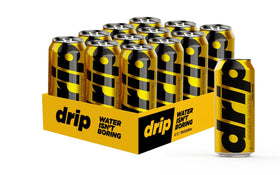 Drip Hydration Still Spring Water front can for quick, clean hydration on the go.
