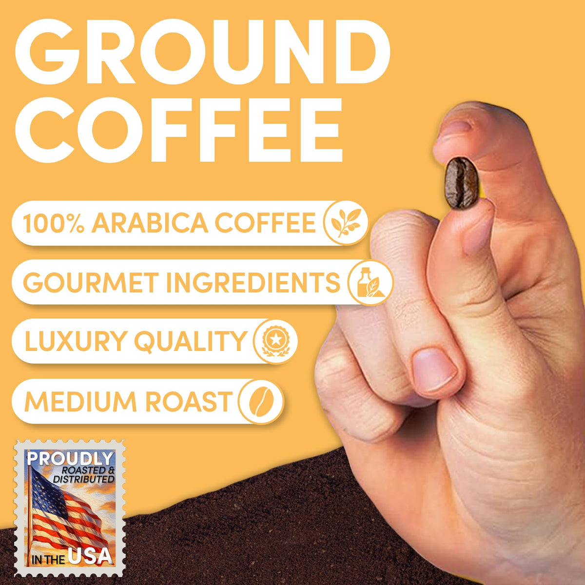 Ground coffee brewing setup for drip or pour-over versatility